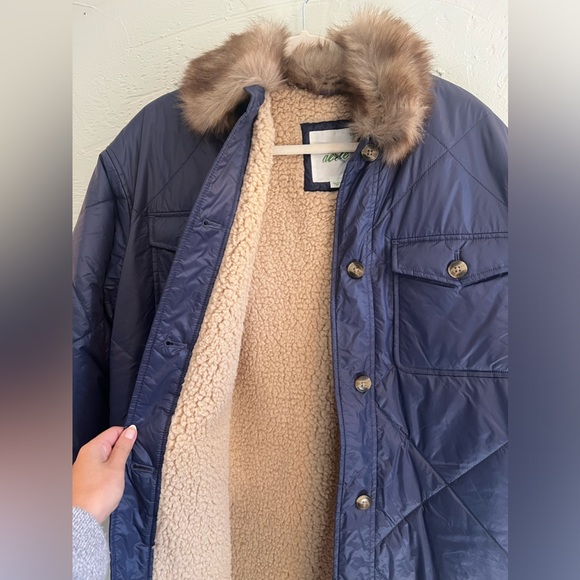 Aerie Sherpa Lined Puffer Coat - Picture 2 of 5